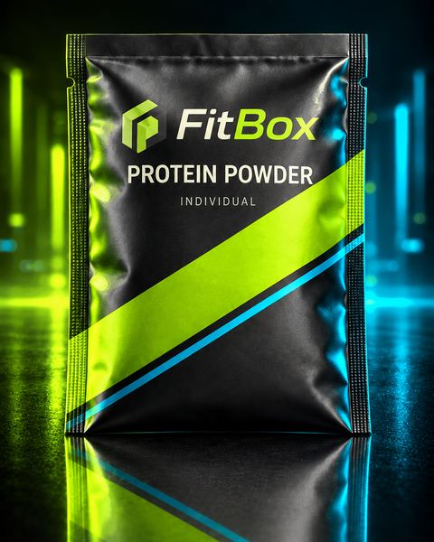 Sobre individual de proteína FitBox
